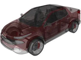 Fiat Toro 3D Model preview