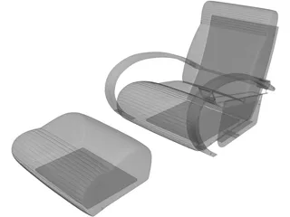 Armchair 3D Model preview