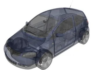 Volkswagen Fox (2005) 3D Model preview