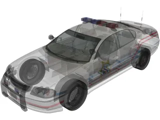 Chevrolet Impala Highway Patrol 3D Model preview