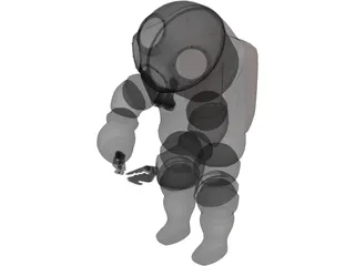 Diving Suit 3D Model preview