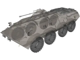BTR-80 Armored Personnel Carrier 3D Model preview