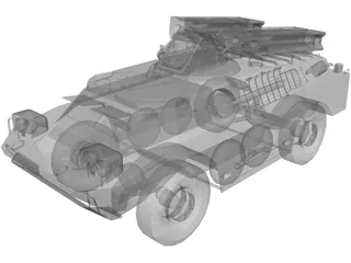 9K31 Strela-1 3D Model preview