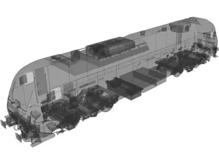 ER20 Locomotive 3D Model preview