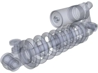 Shock Absorber DNM Burner RCP 3D Model preview