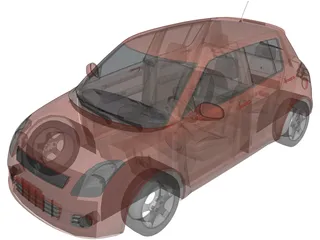 Suzuki Swift 3D Model preview