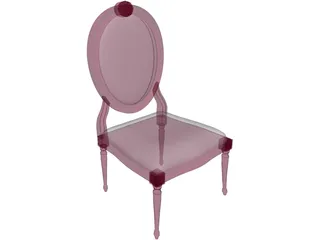 Classic Chair 3D Model preview