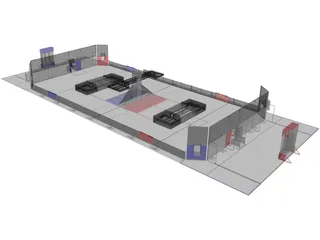 FRC 2018 Stadium 3D Model preview