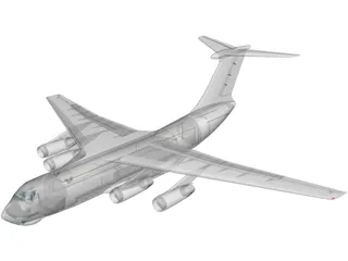 Ilyushin IL-76 Candid 3D Model preview