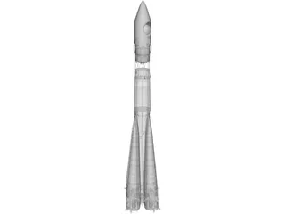 Vostok 1 3D Model preview