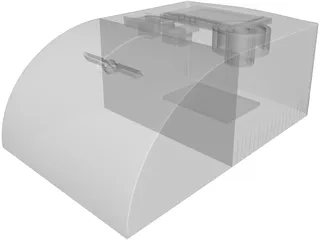 Smart Meter Sagecom 3D Model preview