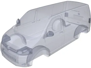 Volkswagen Transporter T5 3D Model preview