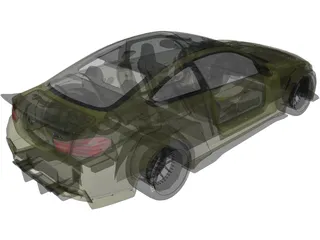 BMW M4 LB Performance 3D Model preview