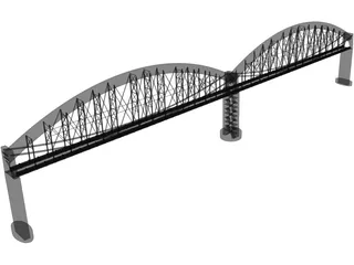 Royal Albert Bridge 3D Model preview
