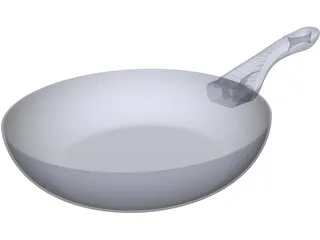 Frying Pan 3D Model preview