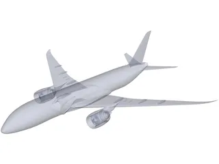 Boeing 787 3D Model preview