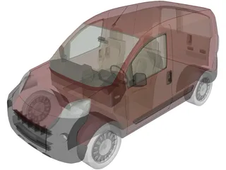 Fiat Fiorino 3D Model preview