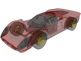 Ferrari F330 P4 (1967) 3D Model preview