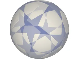 Football 3D Model preview