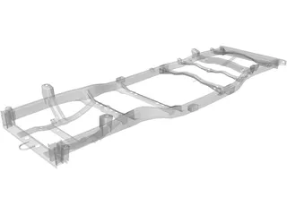 Range Rover Chassis (2010) 3D Model preview