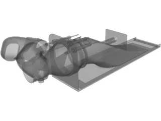 Rolls-Royce Waterjet 3D Model preview