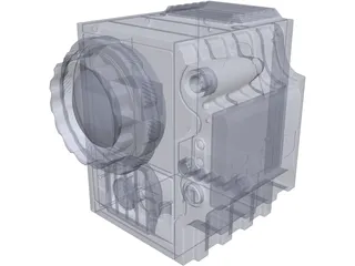 RED Epic Video Camera 3D Model preview