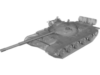 T-62A 3D Model preview