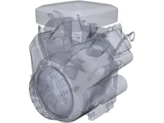 Briggs&Stratton Vanguard 18hp 3D Model preview