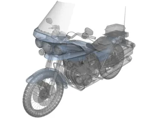 Kawasaki Police 1000 3D Model preview