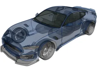 Ford Mustang Shelby Super Snake Coupe (2018) 3D Model preview