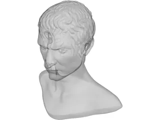 Statue of Caesar 3D Model preview
