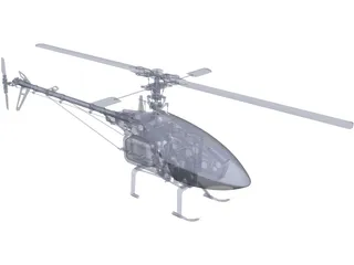 RC Helicopter 3D Model preview