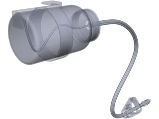 Endoscopy Bottle 3D Model preview