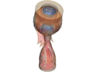 FIFA Cup Russia 2018 Trophy 3D Model preview