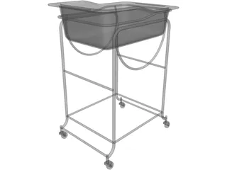 Neonatal Crib 3D Model preview