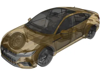 Volkswagen Arteon R-Line (2018) 3D Model preview
