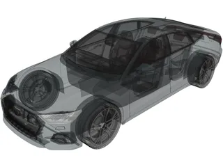 Audi A7 Sportback (2018) 3D Model preview