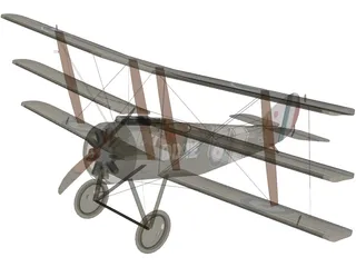 Dixie Triplane 3D Model preview