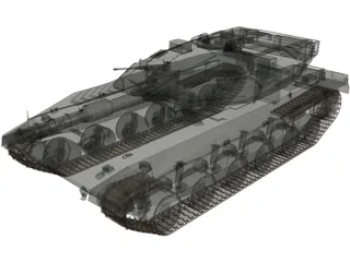 Merkava IV 3D Model preview