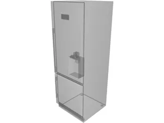 Refrigerator 3D Model preview