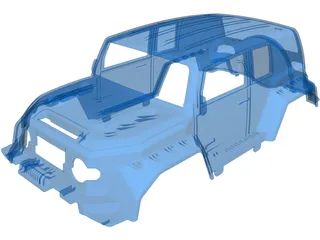 Toyota FJ Cruiser Body 3D Model preview