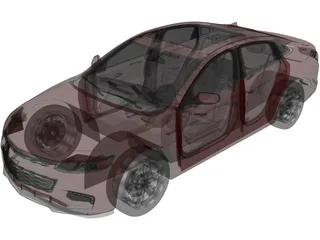 Chevrolet Malibu (2018) 3D Model preview