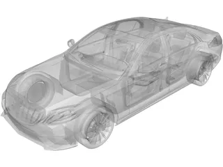 Mercedes-Benz S63 AMG W222 (2014) 3D Model preview