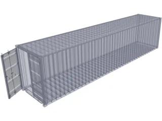 Container 40ft 3D Model preview