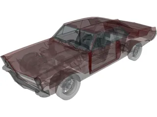 Pontiac Lemans (1965) 3D Model preview