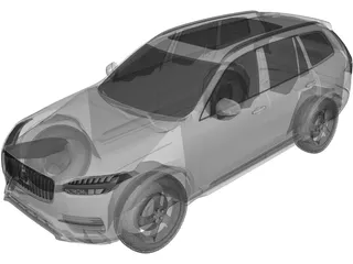 Volvo XC90 (2015) 3D Model preview