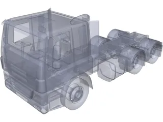DAF CF85 3D Model preview