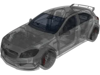 Mercedes-Benz A45 AMG 3D Model preview
