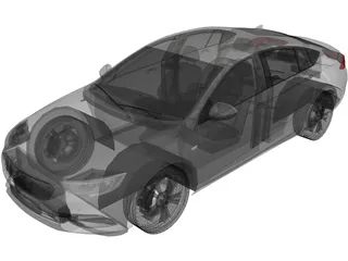 Opel Insignia (2018) 3D Model preview