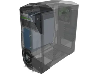 Nvidia Concept Case 3D Model preview